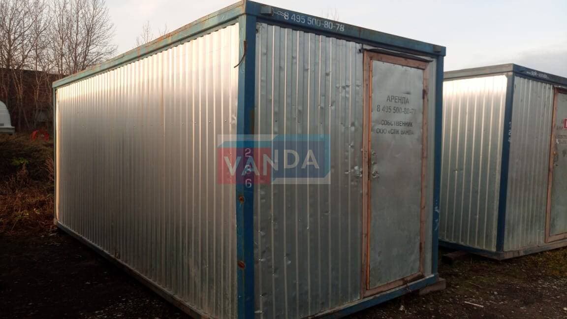 Б/У блок контейнер с тамбуром 5,85х2,4